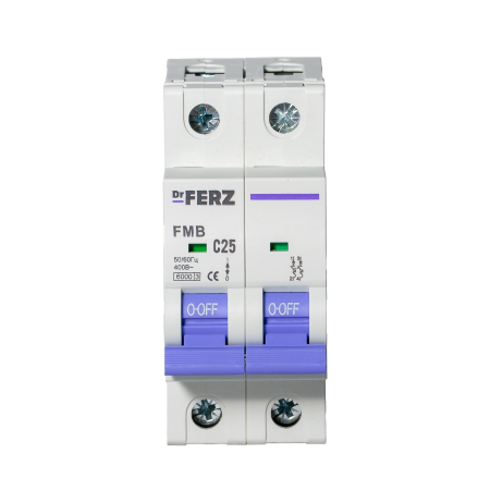 FMB-C 6kA 2P 25 х-ка C Автоматический выключатель